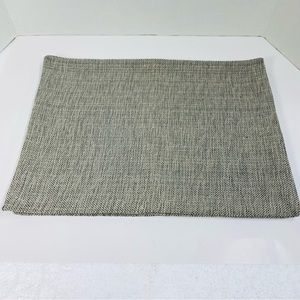 Spilt P set of 4 placemats Tweed PM Slate made in India Gray & Black still w/tag